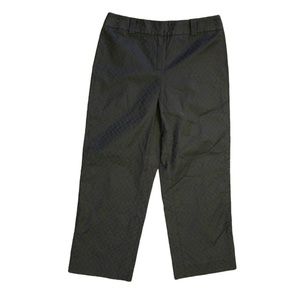 Anne Klein Riviera Black Capri Cropped Pants 2P